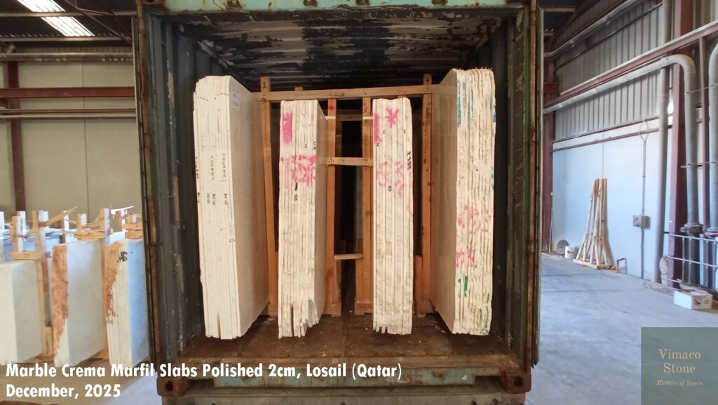 MARBLE CREMA MARFIL SLABS POLISHED 2CM