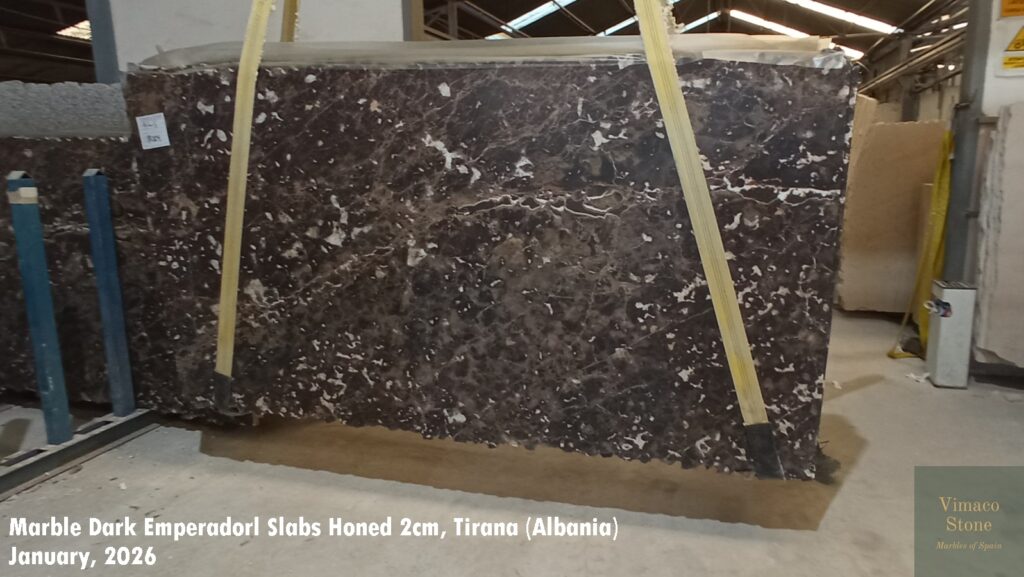 MARBLE DARK EMPERADOR HONED SLABS