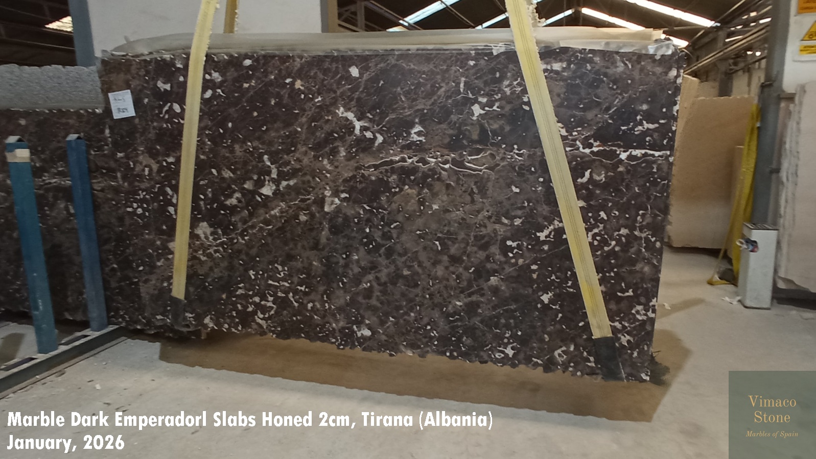 MARBLE DARK EMPERADOR HONED SLABS