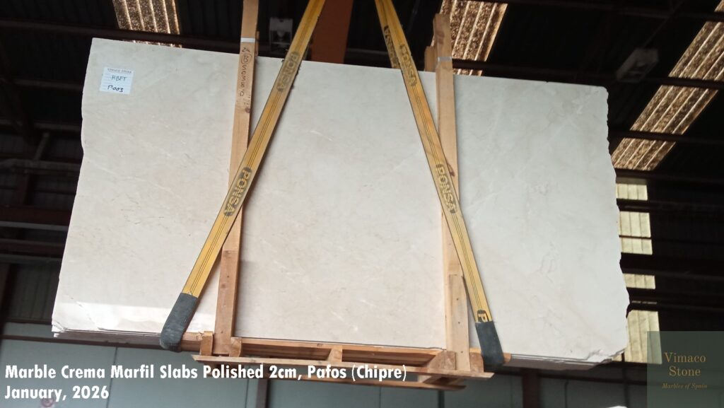 CREMA MARFIL SLABS POLISHED 2CM GOOD QUALITY