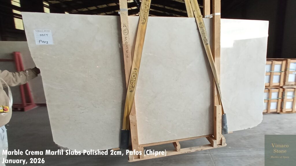 CREMA MARFIL SLABS POLISHED 2CM GOOD QUALITY