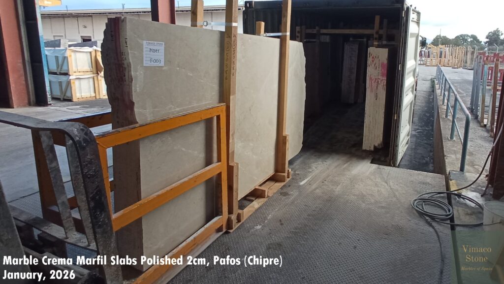 CREMA MARFIL SLABS POLISHED 2CM GOOD QUALITY