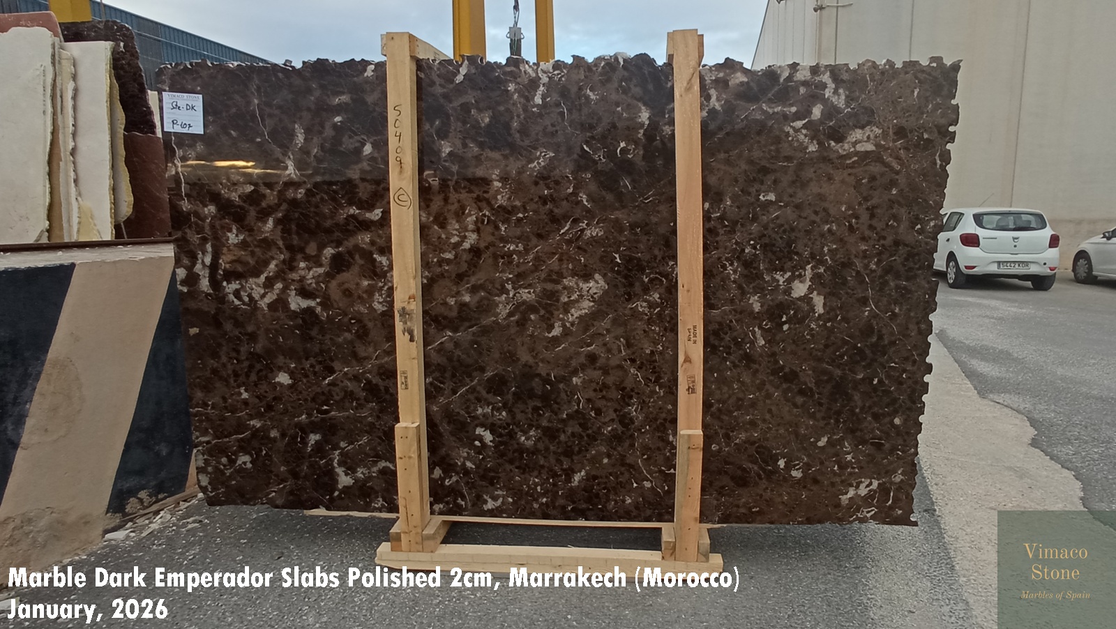 DARK EMPERADOR SLABS POLISHED 2CM