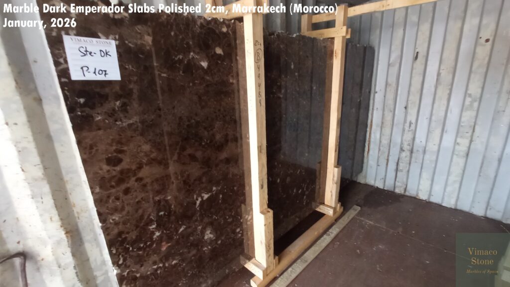 DARK EMPERADOR SLABS POLISHED 2CM
