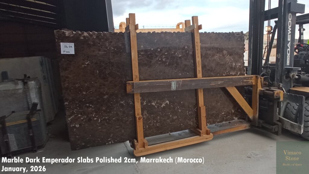 DARK EMPERADOR SLABS POLISHED 2CM