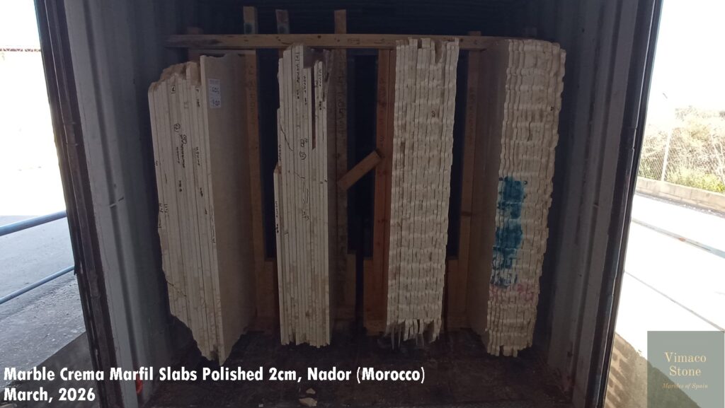 Crema Marfil marble polished 2cm