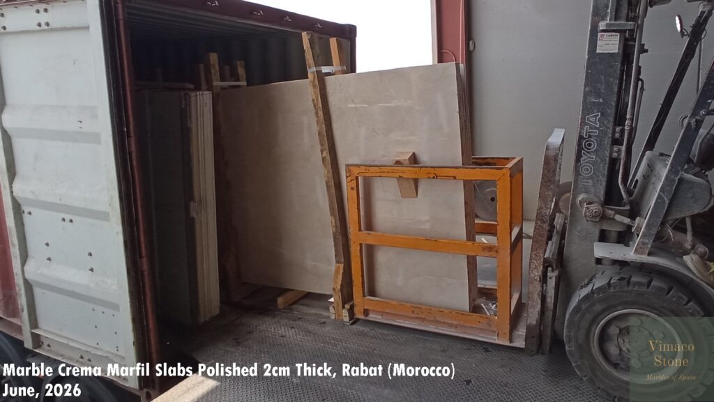 MARBLE CREMA MARFIL SLABS POLISHED 2CM
