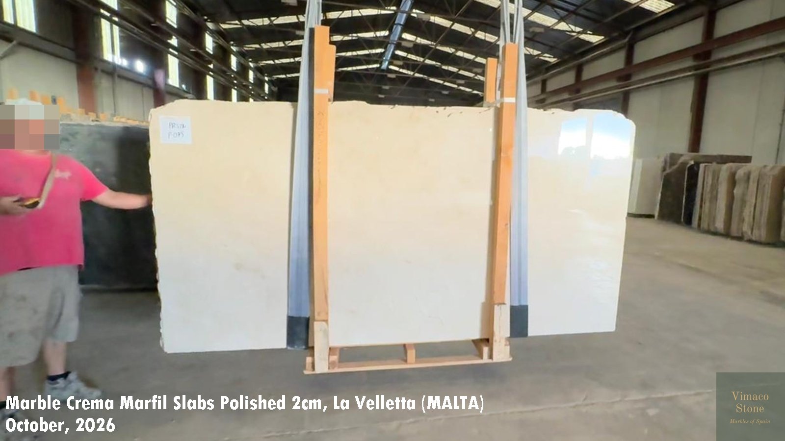 MARBLE CREMA MARFIL SLAB POSLISHED (8)